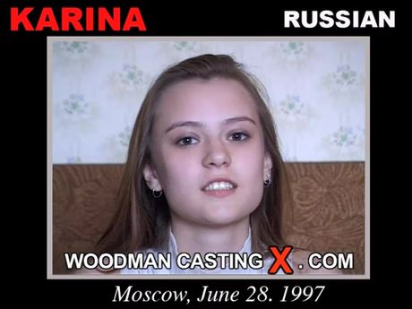 18 летняя русская крошка Карина на порно кастинге Вудмана