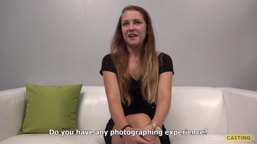 Чешская студентка на порно кастинге