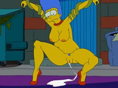 Порно мульт с инопланетянином и Мардж Симпсон