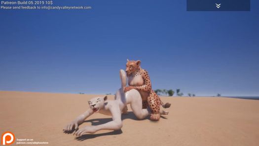 Секс Фурри в пустыне